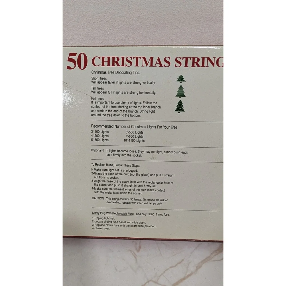 Yuletide Traditions 50 Christmas String to String Light Set Multi Color 25ft